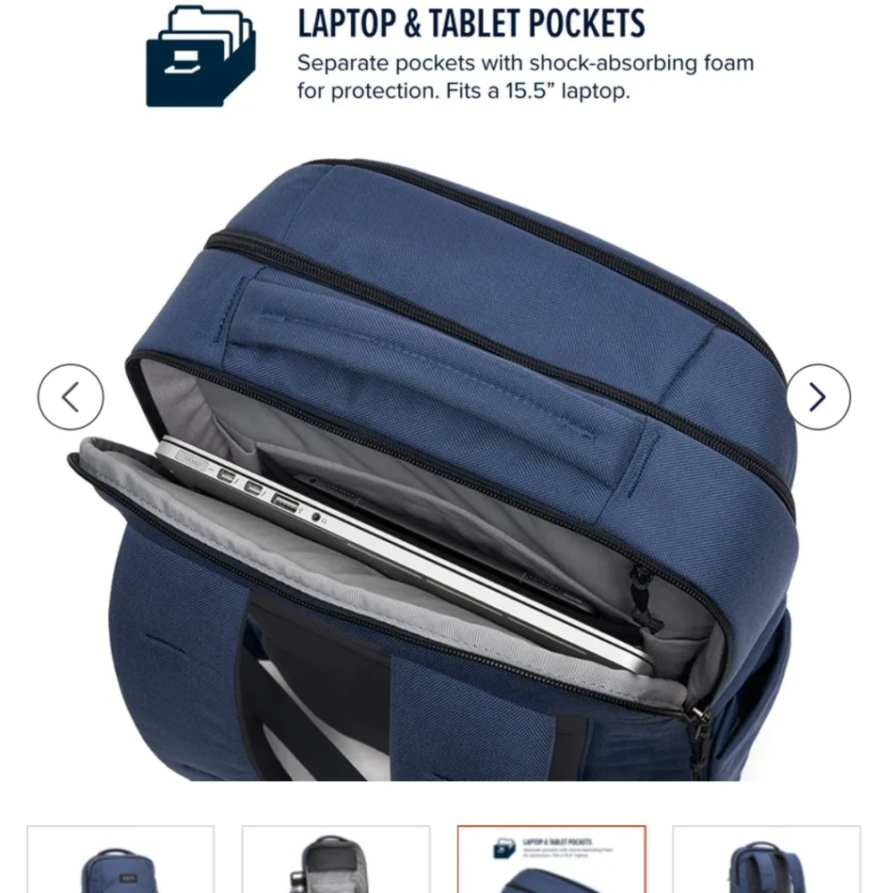 Yeti Black Backpack with Gray Bottom Panel
